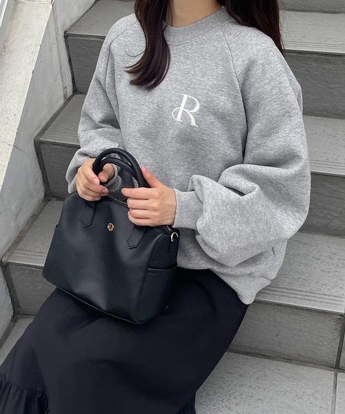 RiLi(リリ)の「RiLiロゴ刺繍たぽスウェット【RL】(スウェット・レディース・グレー/アイボリー/ベビーピンク・FREE)」の9枚目の写真