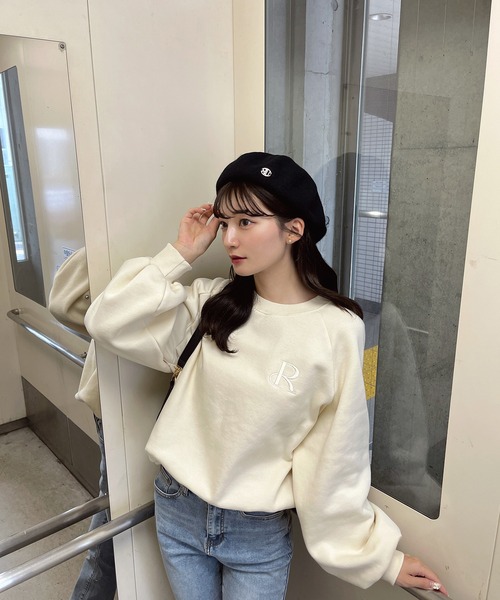 RiLi(リリ)の「RiLiロゴ刺繍たぽスウェット【RL】(スウェット・レディース・グレー/アイボリー/ベビーピンク・FREE)」の18枚目の写真