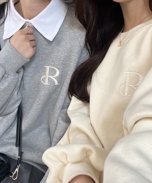RiLi(リリ)の「RiLiロゴ刺繍たぽスウェット【RL】(スウェット・レディース・グレー/アイボリー/ベビーピンク・FREE)」の16枚目の写真