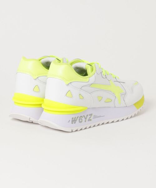 W6YZ(ウィズ)の「MATCH-M JAPAN LIMITED(スニーカー・メンズ・ホワイト×イエロー・46/45/44/43/42/41)」の2枚目の写真