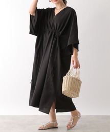 LEPSIM | Vネックシャーリングワンピース　112019(ワンピース)