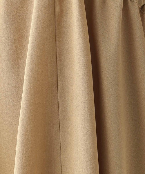 LEPSIM（レプシィム）の「Vネックシャーリングワンピース　112019（ワンピース・レディース・ブラック/ベージュ・FREE）」の8枚目の写真