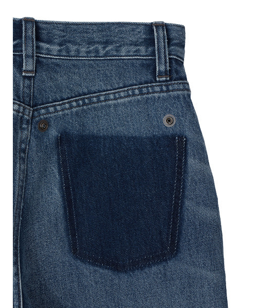 Ameri（アメリ）の「WIDE STRAIGHT DENIM PANTS（デニムパンツ）」 - WEAR