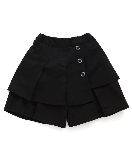 algy（アルジー）の「アシメプリーツキュロット（その他パンツ・キッズ・インディゴブルー/ブラック/アイボリー・XX-SMALL/X-SMALL/MEDIUM/SMALL）」の8枚目の写真