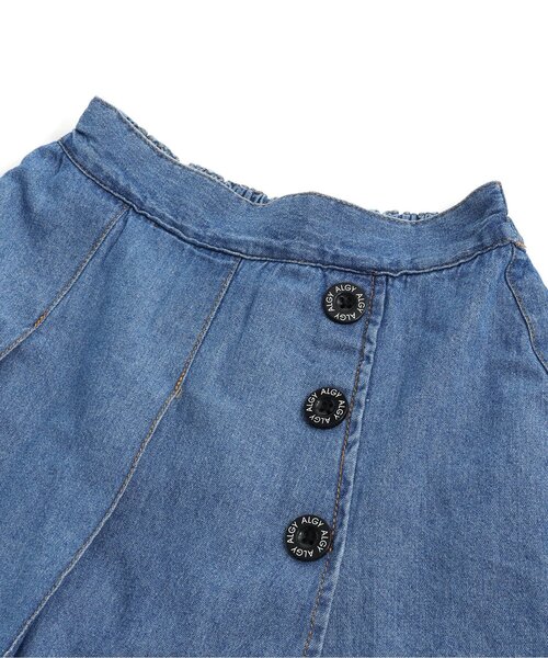 algy（アルジー）の「アシメプリーツキュロット（その他パンツ・キッズ・インディゴブルー/ブラック/アイボリー・XX-SMALL/X-SMALL/MEDIUM/SMALL）」の16枚目の写真