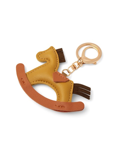 VitaFelice（ヴィータフェリーチェ）の「木馬モチーフバッグチャーム（チャーム・レディース・レッド/ブラウン/グリーン/ブルー/ホワイト・FREE）」の8枚目の写真