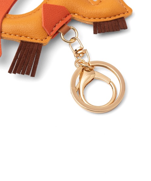 VitaFelice（ヴィータフェリーチェ）の「木馬モチーフバッグチャーム（チャーム・レディース・レッド/ブラウン/グリーン/ブルー/ホワイト・FREE）」の9枚目の写真