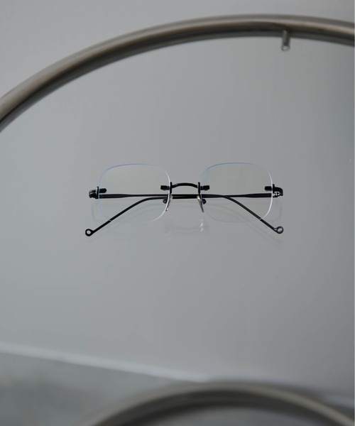 Carmelo（カーメロ）の「リムレススクエアグラス / Rimless square