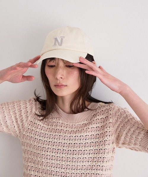 N WITH.（エヌウィズ）の「N.ロゴキャップ（キャップ・レディース・ネイビー/ライトベージュ/ブラック・FREE）」の12枚目の写真