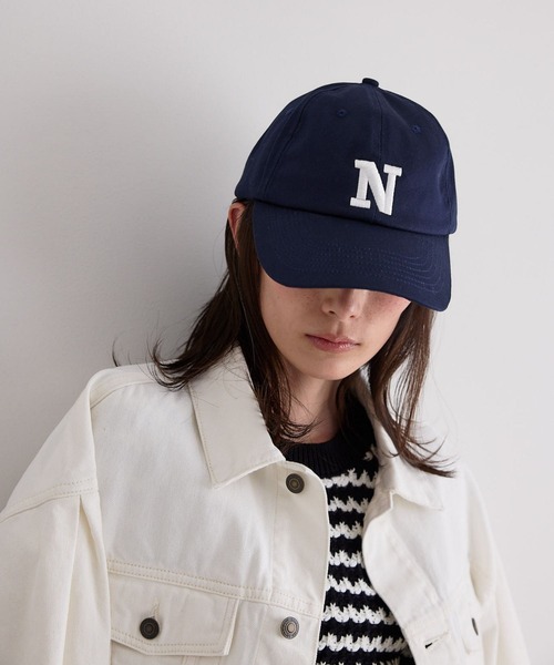 N WITH.（エヌウィズ）の「N.ロゴキャップ（キャップ・レディース・ネイビー/ライトベージュ/ブラック・FREE）」の17枚目の写真
