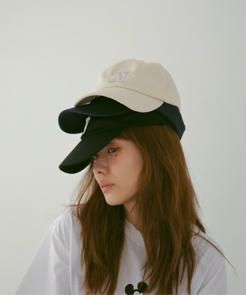 N WITH.（エヌウィズ）の「N.ロゴキャップ（キャップ・レディース・ネイビー/ライトベージュ/ブラック・FREE）」の6枚目の写真