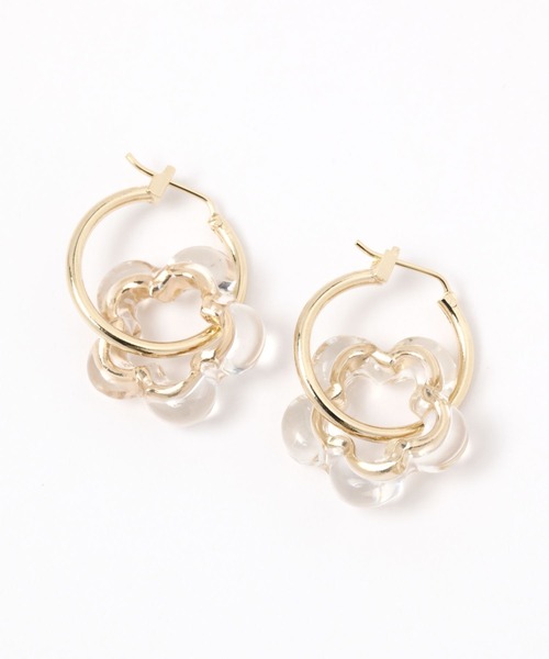 セール】フラワーモチーフピアス 118777（ピアス（両耳用））｜Heather