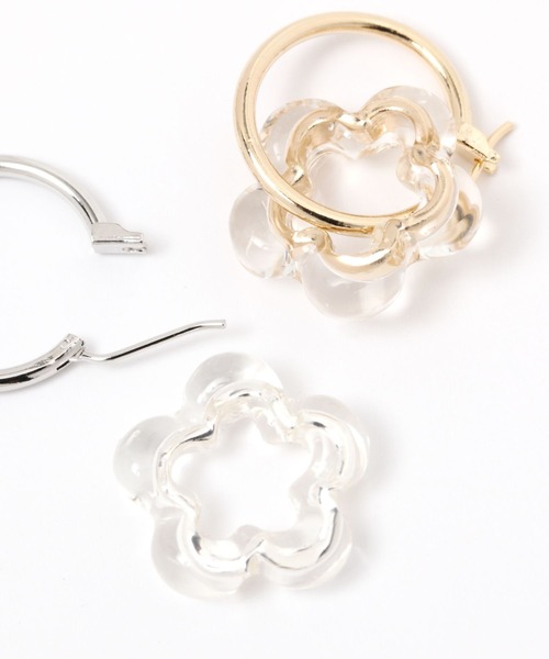 セール】フラワーモチーフピアス 118777（ピアス（両耳用））｜Heather