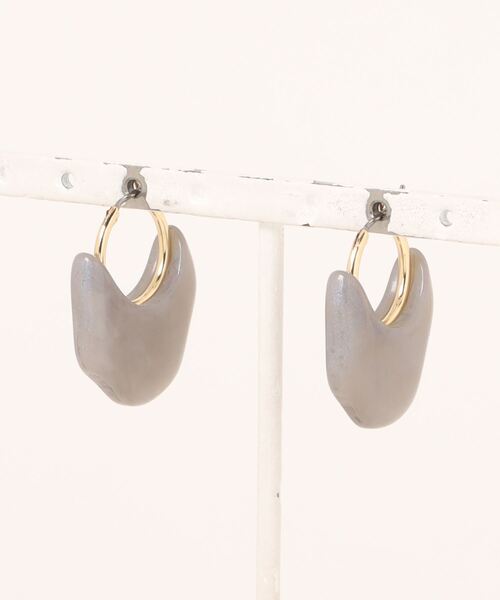 AMERICAN HOLIC（アメリカンホリック）の「カラーレイヤードピアス（ピアス（両耳用）・レディース・ブルー/ホワイト/イエロー・FREE）」の10枚目の写真