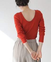 hemp mix long Tシャツ