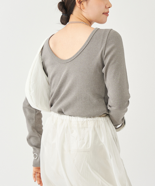 plage(プラージュ)の「hemp mix long Tシャツ(Tシャツ/カットソー・レディース・ブラック/レッド/グレー・FREE)」の11枚目の写真