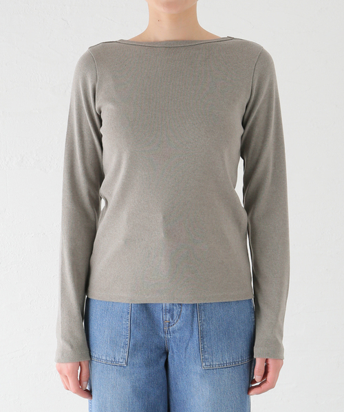 plage(プラージュ)の「hemp mix long Tシャツ(Tシャツ/カットソー・レディース・ブラック/レッド/グレー・FREE)」の16枚目の写真