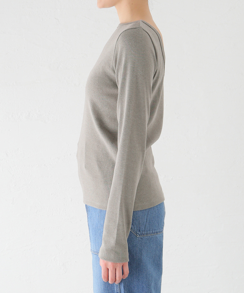 plage(プラージュ)の「hemp mix long Tシャツ(Tシャツ/カットソー・レディース・ブラック/レッド/グレー・FREE)」の17枚目の写真