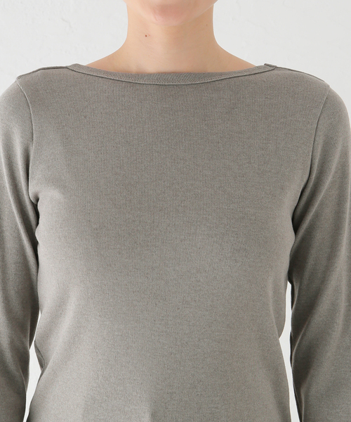plage(プラージュ)の「hemp mix long Tシャツ(Tシャツ/カットソー・レディース・ブラック/レッド/グレー・FREE)」の19枚目の写真