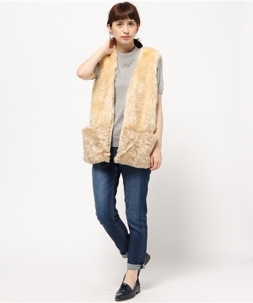 SALE♪美品/MUVEIL WORK  マタギベスト Ray BEAMS（レイビームス）の「○MUVEIL WORK / マタギ ベスト（ベスト