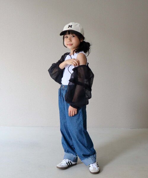 CIAOPANIC TYPY（チャオパニックティピー）の「【KIDS】ひんやりカーブデニム（デニムパンツ・キッズ・ブルー系その他/ネイビー・SMALL/MEDIUM/LARGE/X-LARGE/XX-LARGE）」の16枚目の写真