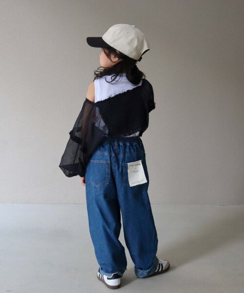 CIAOPANIC TYPY（チャオパニックティピー）の「【KIDS】ひんやりカーブデニム（デニムパンツ・キッズ・ブルー系その他/ネイビー・SMALL/MEDIUM/LARGE/X-LARGE/XX-LARGE）」の18枚目の写真