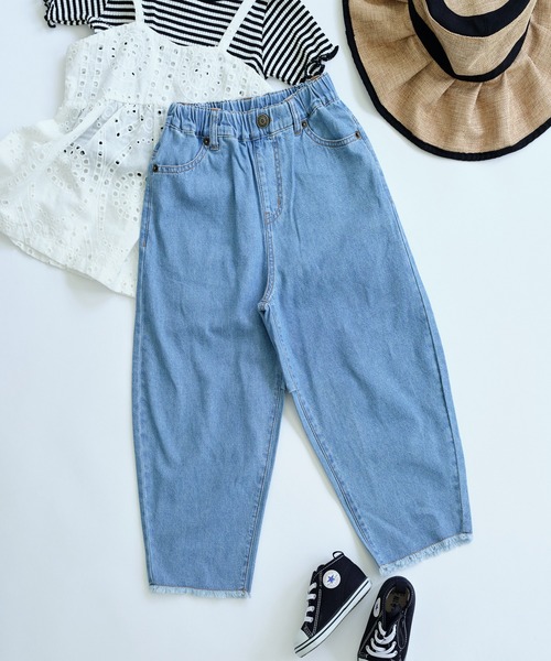 CIAOPANIC TYPY（チャオパニックティピー）の「【KIDS】ひんやりカーブデニム（デニムパンツ・キッズ・ブルー系その他/ネイビー・SMALL/MEDIUM/LARGE/X-LARGE/XX-LARGE）」の2枚目の写真