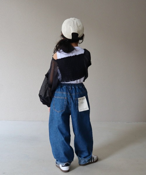 CIAOPANIC TYPY（チャオパニックティピー）の「【KIDS】ひんやりカーブデニム（デニムパンツ・キッズ・ブルー系その他/ネイビー・SMALL/MEDIUM/LARGE/X-LARGE/XX-LARGE）」の10枚目の写真