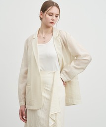 ELOOPS（イーループス）の「【ELOOPS】リンクルフィニッシュライトブレザー（テーラードジャケット）」