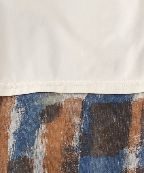 LEPSIM(レプシィム)の「ペイント柄シアーパンツ 117330(その他パンツ・レディース・ブルー/ブラック/パープル・FREE)」の8枚目の写真