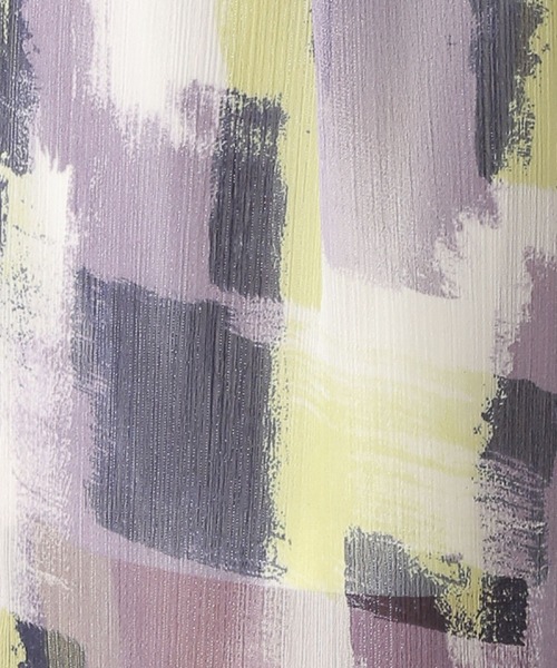 LEPSIM(レプシィム)の「ペイント柄シアーパンツ 117330(その他パンツ・レディース・ブルー/ブラック/パープル・FREE)」の4枚目の写真