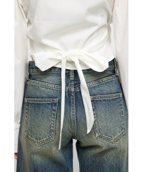 LAGUA GEM（ラグアジェム）の「VOLUME FRILL シャツ（シャツ/ブラウス・レディース・ホワイト/ブラック/グレイッシュベージュ・FREE）」の18枚目の写真