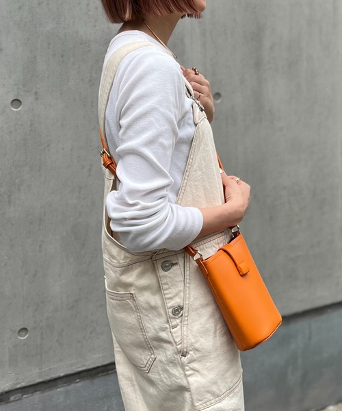 ORiental TRaffic（オリエンタルトラフィック）の「フラップ付きショルダーポーチ BA-231（ショルダーバッグ・レディース・ブラック/ホワイト/グリーン/オレンジ/ピンク・ﾌﾘ-）」の20枚目の写真