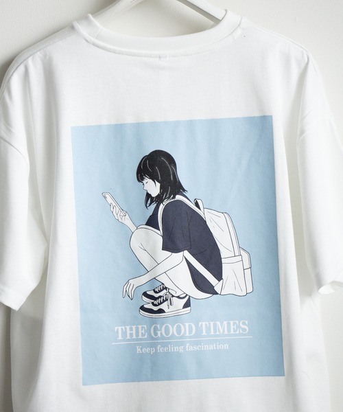 セール】COMMONWARE:16/-TC天竺EMOカラープリント TEE（Tシャツ