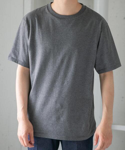 URBAN RESEARCH ROSSO MEN（アーバンリサーチロッソメン）の「『XLサイズあり』『UR TECH』汗ジミ防止クルーネックTシャツ（Tシャツ/カットソー・メンズ・ホワイト/ネイビー/グレー/ブラック・SMALL/MEDIUM/LARGE/X-LARGE）」の14枚目の写真