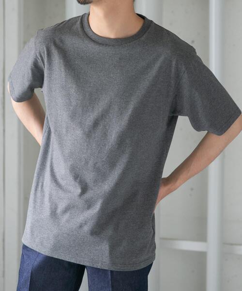 URBAN RESEARCH ROSSO MEN（アーバンリサーチロッソメン）の「『XLサイズあり』『UR TECH』汗ジミ防止クルーネックTシャツ（Tシャツ/カットソー・メンズ・ホワイト/ネイビー/グレー/ブラック・SMALL/MEDIUM/LARGE/X-LARGE）」の13枚目の写真