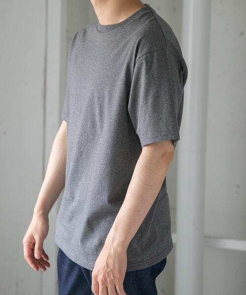 URBAN RESEARCH ROSSO MEN（アーバンリサーチロッソメン）の「『XLサイズあり』『UR TECH』汗ジミ防止クルーネックTシャツ（Tシャツ/カットソー・メンズ・ホワイト/ネイビー/グレー/ブラック・SMALL/MEDIUM/LARGE/X-LARGE）」の12枚目の写真