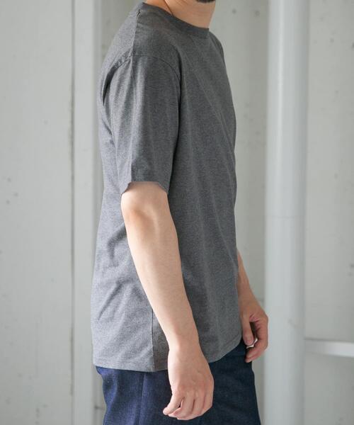 URBAN RESEARCH ROSSO MEN（アーバンリサーチロッソメン）の「『XLサイズあり』『UR TECH』汗ジミ防止クルーネックTシャツ（Tシャツ/カットソー・メンズ・ホワイト/ネイビー/グレー/ブラック・SMALL/MEDIUM/LARGE/X-LARGE）」の10枚目の写真