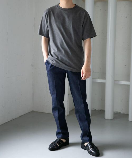URBAN RESEARCH ROSSO MEN（アーバンリサーチロッソメン）の「『XLサイズあり』『UR TECH』汗ジミ防止クルーネックTシャツ（Tシャツ/カットソー・メンズ・ホワイト/ネイビー/グレー/ブラック・SMALL/MEDIUM/LARGE/X-LARGE）」の9枚目の写真