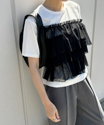 チュールドッキングTシャツ
