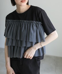 チュールドッキングTシャツ