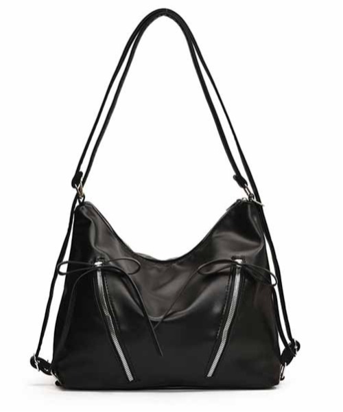 gossip！ロサンゼルス（ゴシップロサンゼルス）の「Y2K リボン　ショルダーバッグ 2WAY（ショルダーバッグ・レディース・シルバー/ピンク/オフホワイト/ブラック/ブラウン/カーキ/ブラック系その他/ブラック系その他2/ホワイト系その他・FREE）」の13枚目の写真