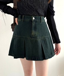 one after another NICE CLAUP | ボックスプリーツミニスカート(スカート)