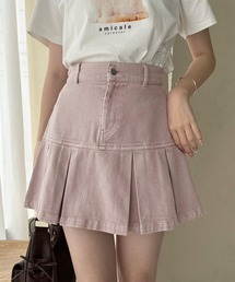 one after another NICE CLAUP | ボックスプリーツミニスカート(スカート)