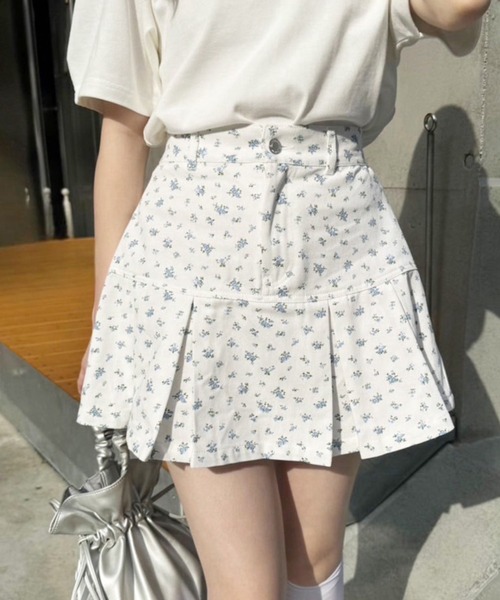 one after another NICE CLAUP(ワンアフターアナザーナイスクラップ)の「ボックスプリーツミニスカート(スカート・レディース・ブラック/ベージュ/オフホワイト/ブルー系その他/ピンク系その他/ネイビー/サックスブルー/ブラウン系その他/ピンク系その他2・FREE)」の18枚目の写真