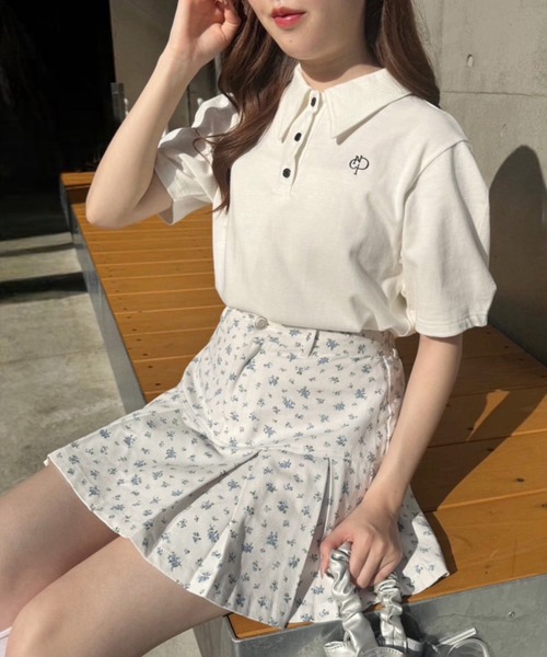 one after another NICE CLAUP(ワンアフターアナザーナイスクラップ)の「ボックスプリーツミニスカート(スカート・レディース・ブラック/ベージュ/オフホワイト/ブルー系その他/ピンク系その他/ネイビー/サックスブルー/ブラウン系その他/ピンク系その他2・FREE)」の16枚目の写真