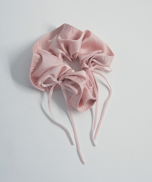 GOLDY（ゴールディ）の「リボン ハング ビッグ シュシュ（シュシュ・レディース・ピンク/アイボリー/ブラック/レッド・FREE）」の9枚目の写真