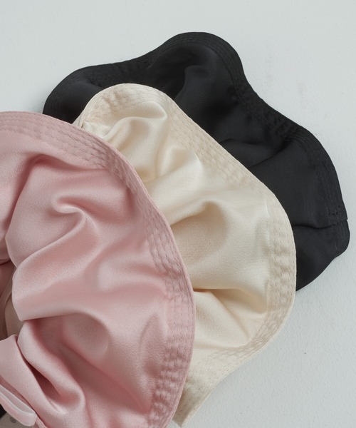 GOLDY（ゴールディ）の「リボン ハング ビッグ シュシュ（シュシュ・レディース・ピンク/アイボリー/ブラック/レッド・FREE）」の13枚目の写真