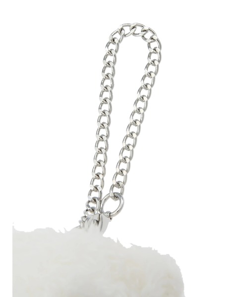 Maison de FLEUR（メゾンドフルール）の「グルームベアチャーム（キーホルダー・レディース・ホワイト・FREE）」の5枚目の写真