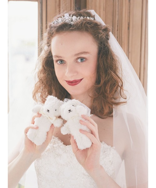 Maison de FLEUR（メゾンドフルール）の「グルームベアチャーム（キーホルダー・レディース・ホワイト・FREE）」の9枚目の写真